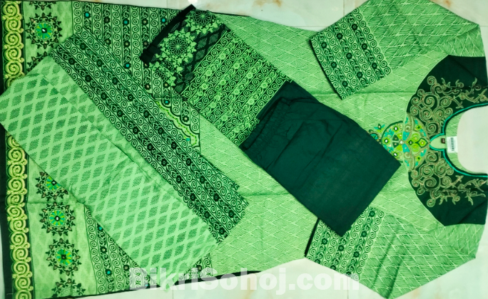 কটন থ্রী পিস